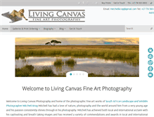 Tablet Screenshot of livingcanvas.co.za